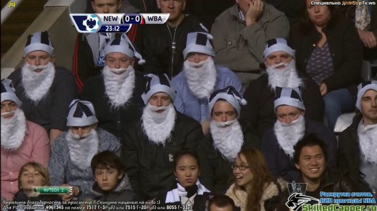 Санта-Клаусы на «Сент-Джеймс Парк»