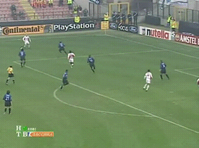 Цымбаларь забивает головой Интеру в ЛЧ 1998