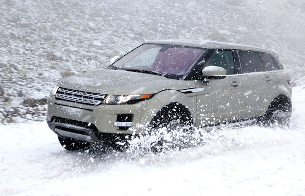 Range Rover снег занос загрузить