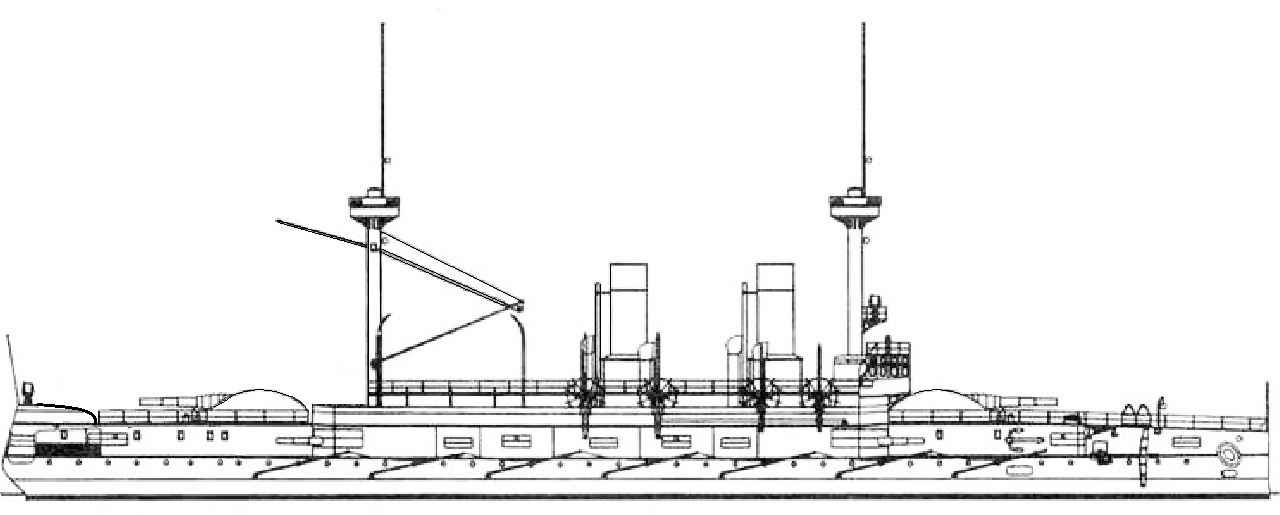 Броненосец император николай 1 чертежи