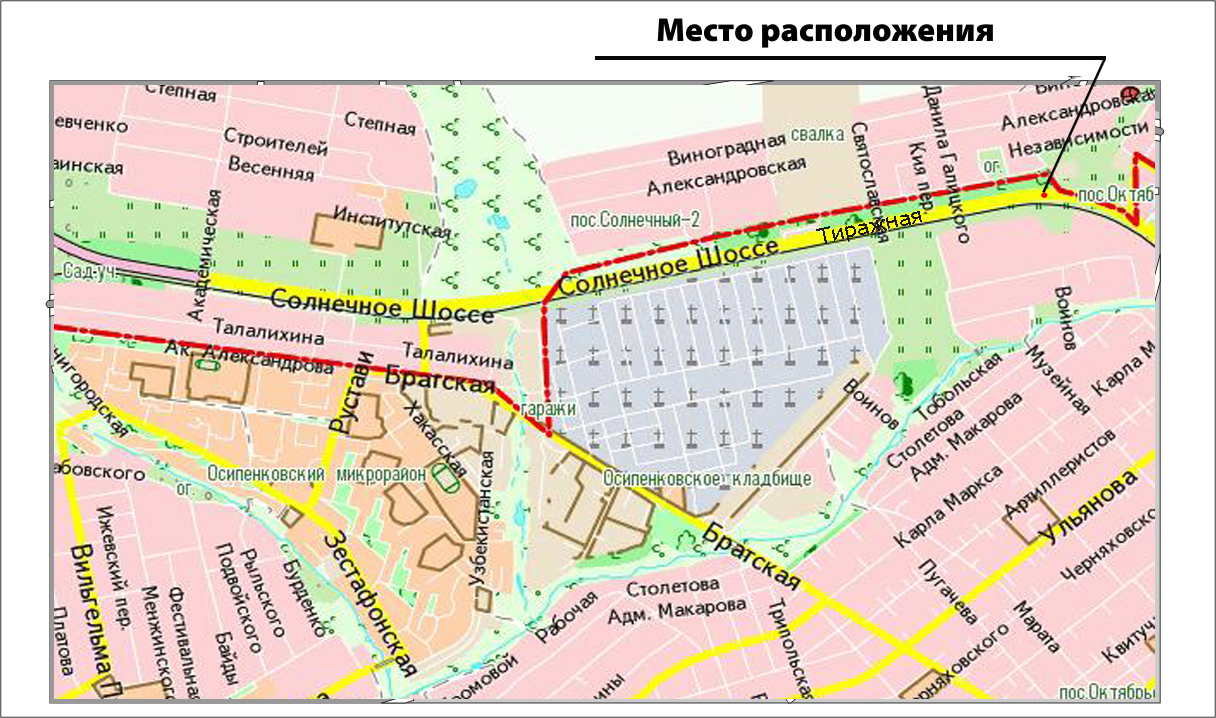 Солнечный 1 микрорайон карта