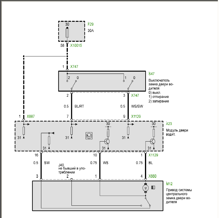 Схема центрального замка бмв е36